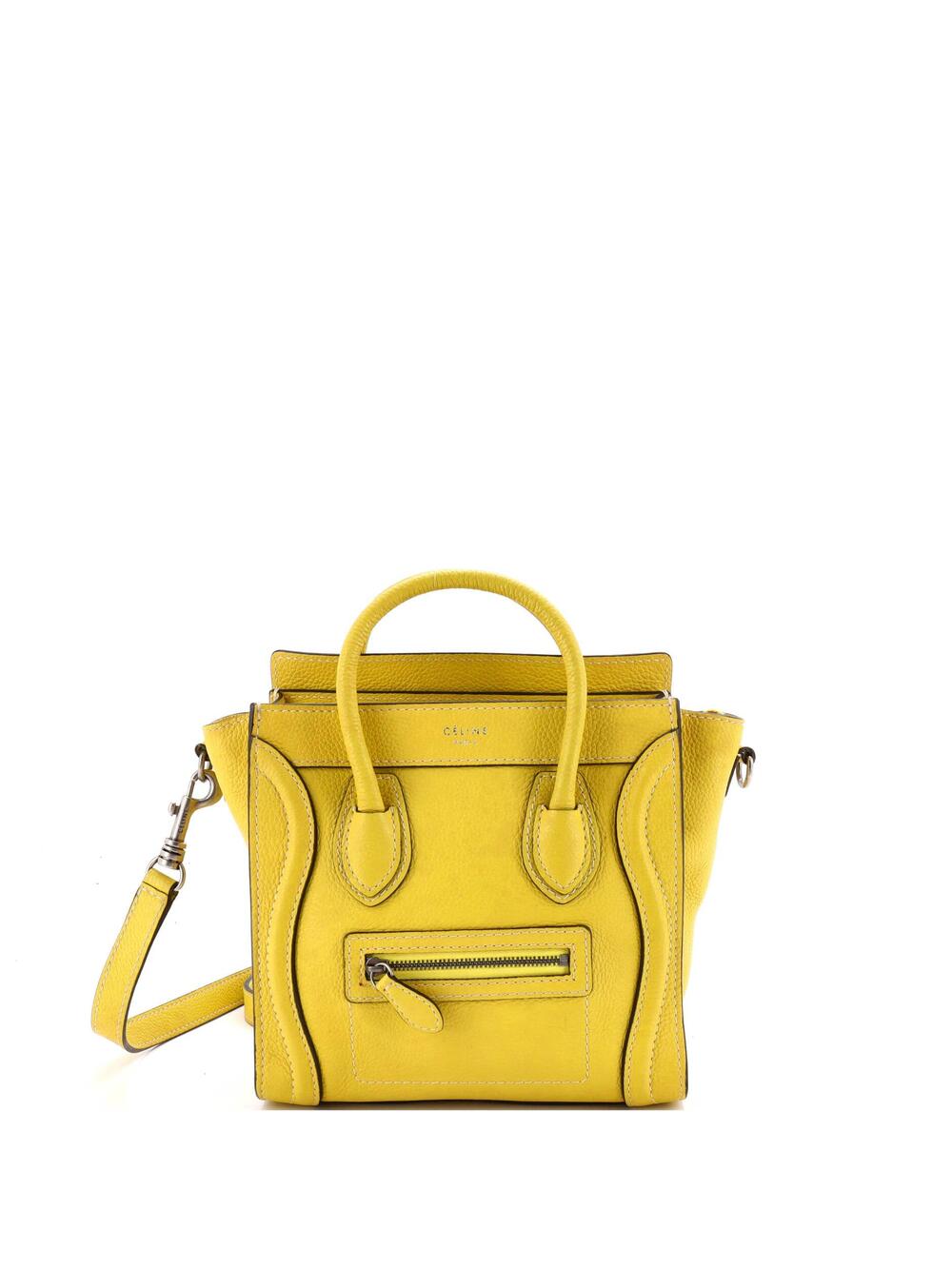 Celine Luggage Bag Grainy Leather Nano #364239C15B